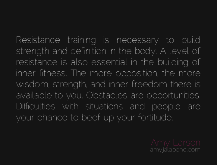 is there such a thing as spiritual weight training? (daily hot! quote