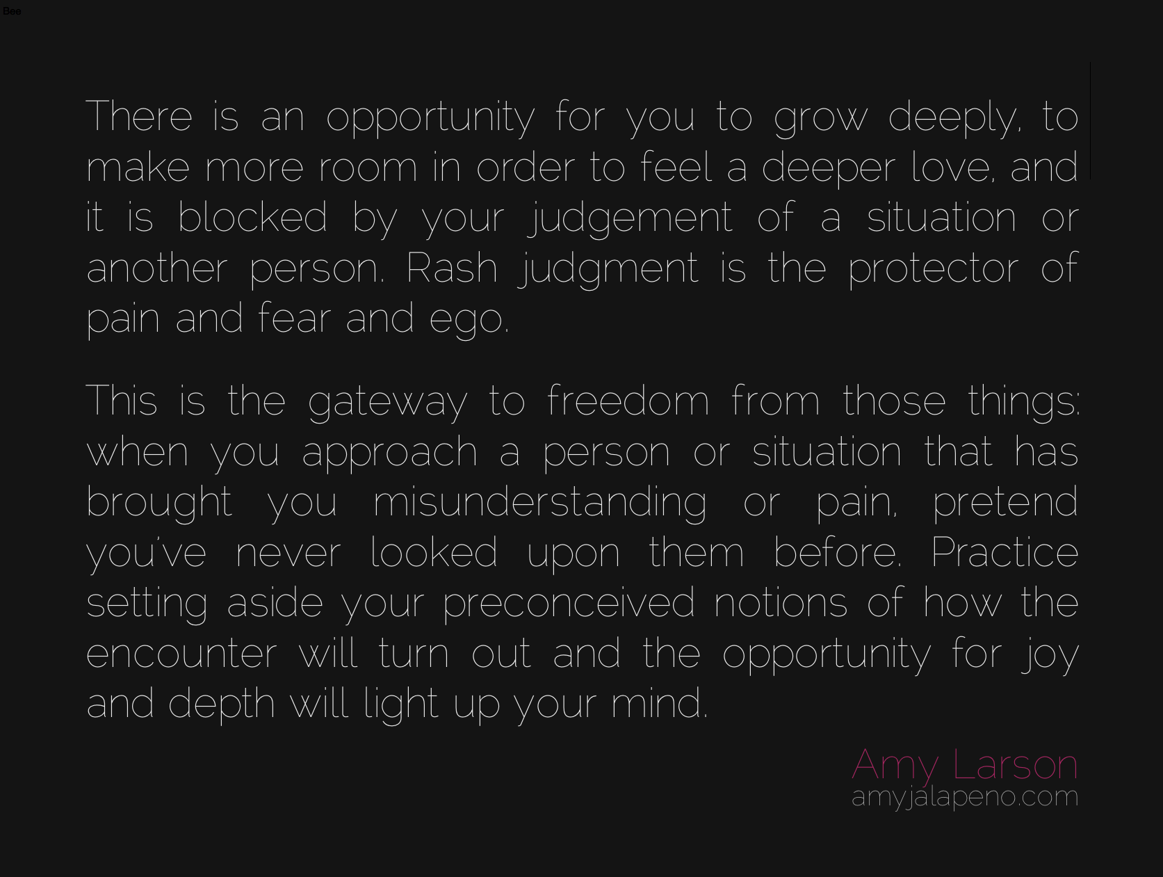 relationships opportunity love fear judgment ego pain joy